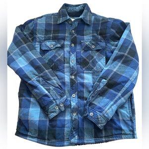 Boston Traders Plaid Flannel Sherpa Lined Jacket